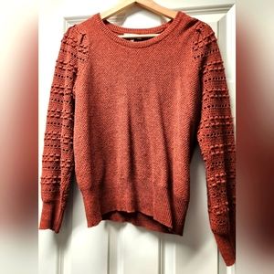 Madewell rust colored sweater,  XXS